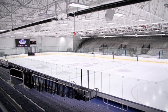 The Blue Rink is one of two NHL-sized indoor ice skating rinks at the Twin Rinks Ice Center. On Monday, its owners filed for bankruptcy, just 14 months after it opened.