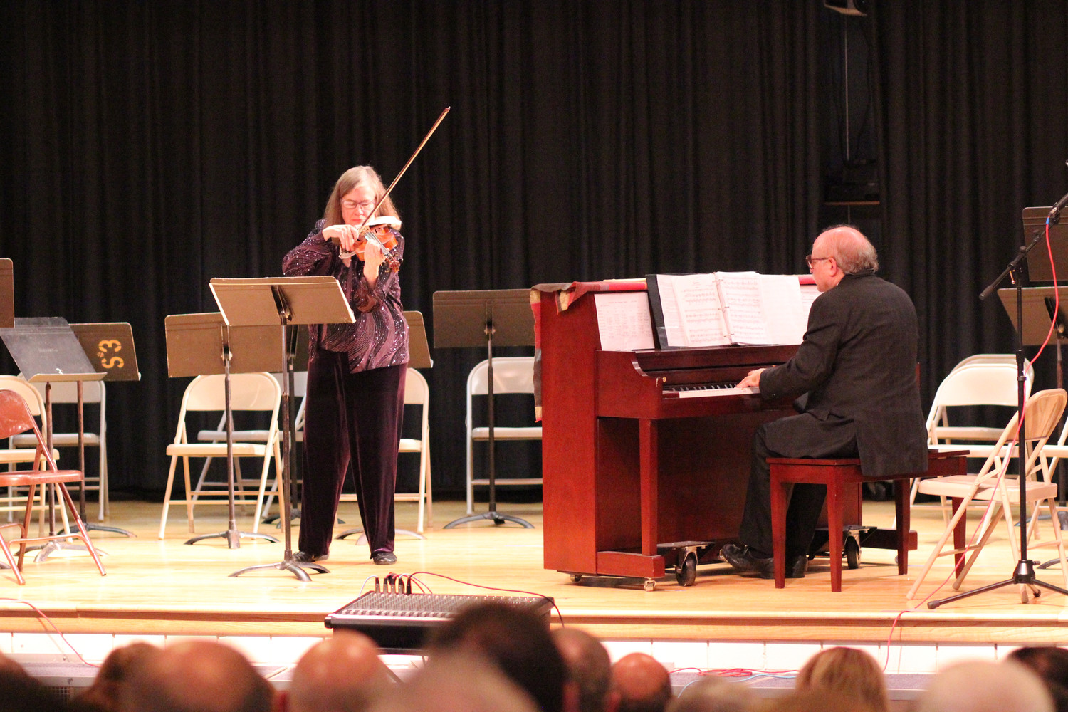 Anne Yarrow commissioned and recorded all 12 of Rothgarber’s pieces for violin and piano and performed a few of them at the concert honoring the composer. Leonard Lehrman accompanied Yarrow on piano.