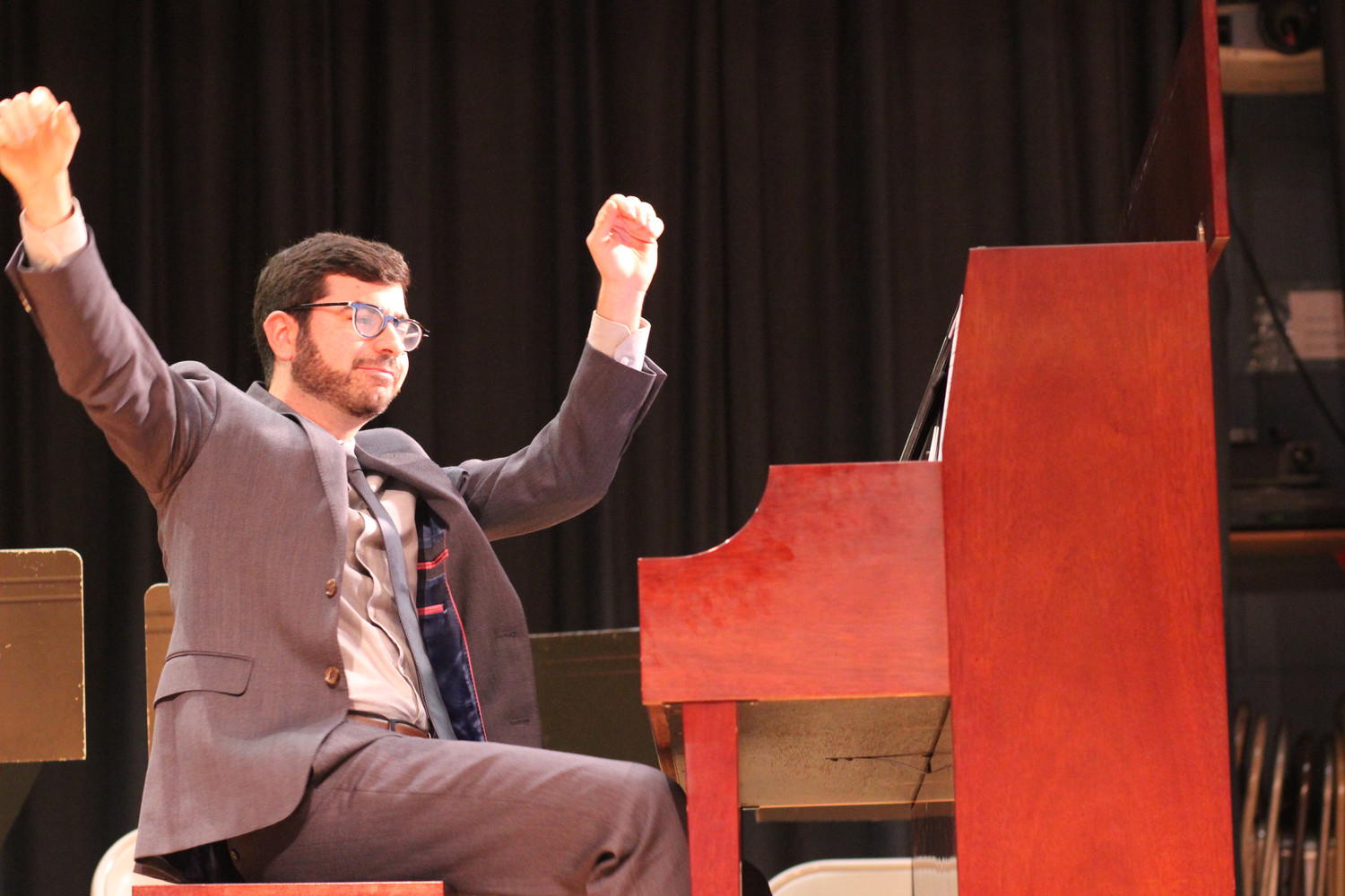 Michael Brown, one of Rothgarber’s former students, performed “Blare” during the tribute.