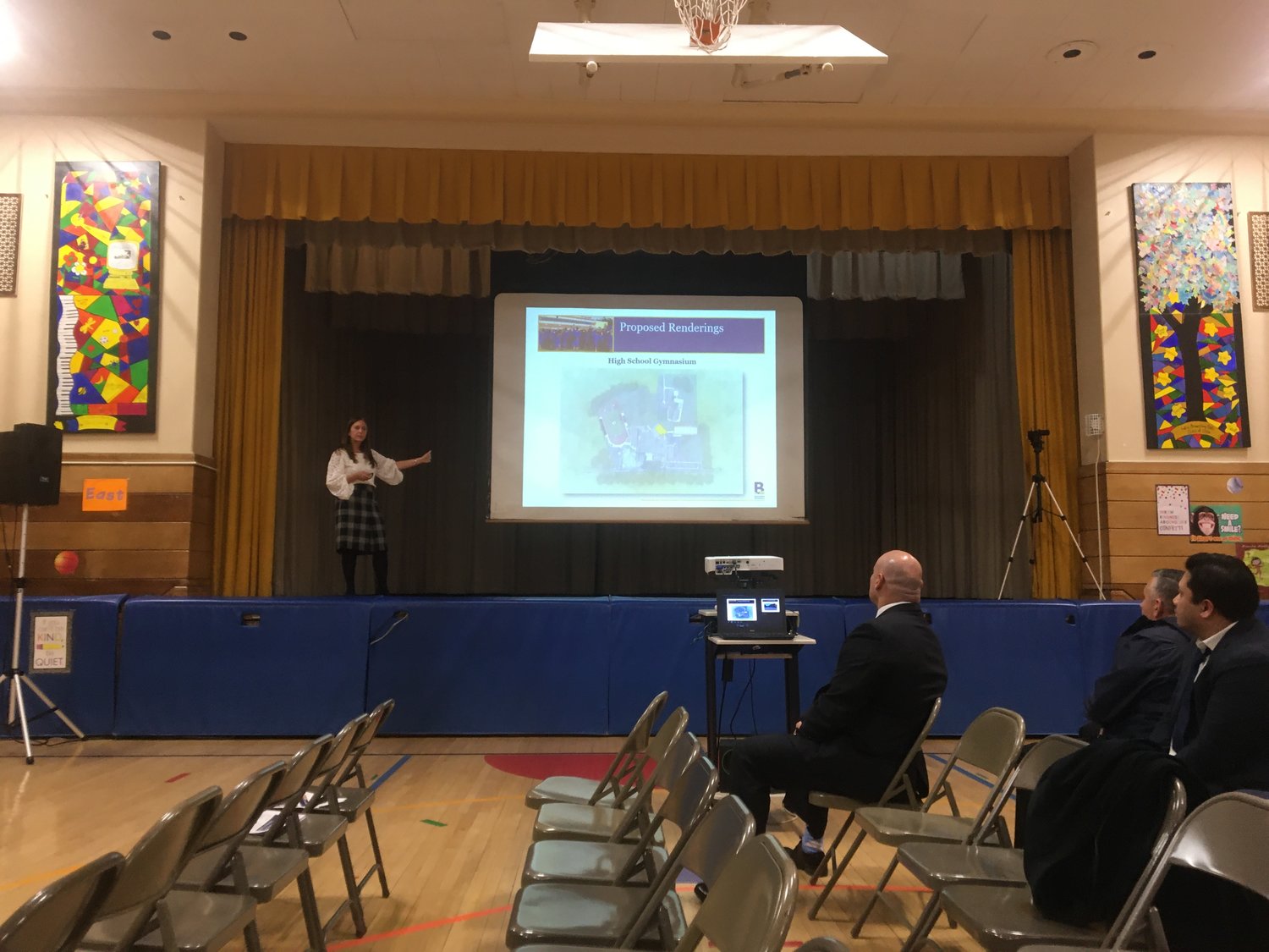 Schools Superintendent Dr. Shari Camhi presented the plans for Innovation 2020 at a Jan. 8 school board meeting at Plaza Elementary School.