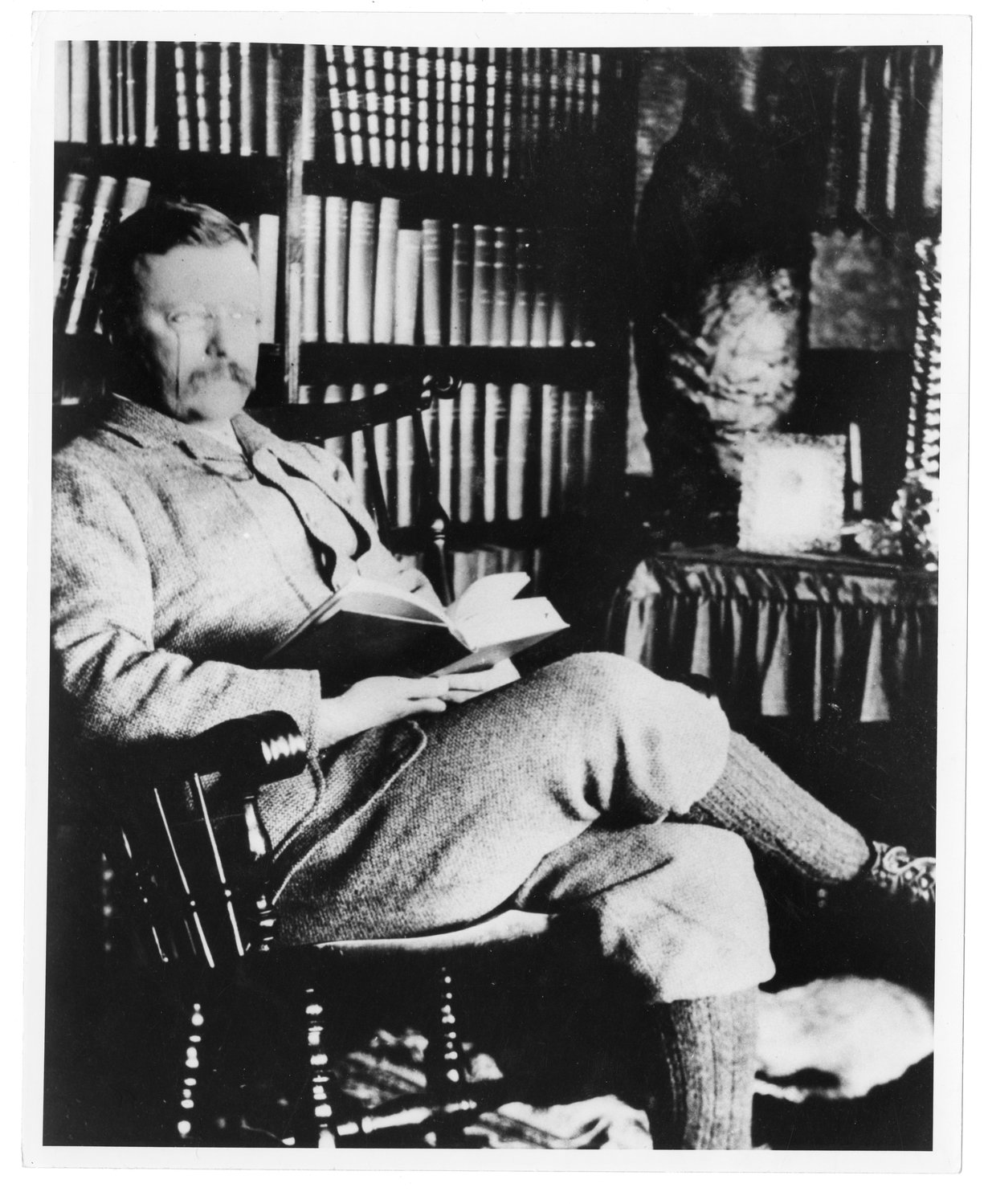 President Theodore Roosevelt believed that education was important. He read a book a day to further his own education.