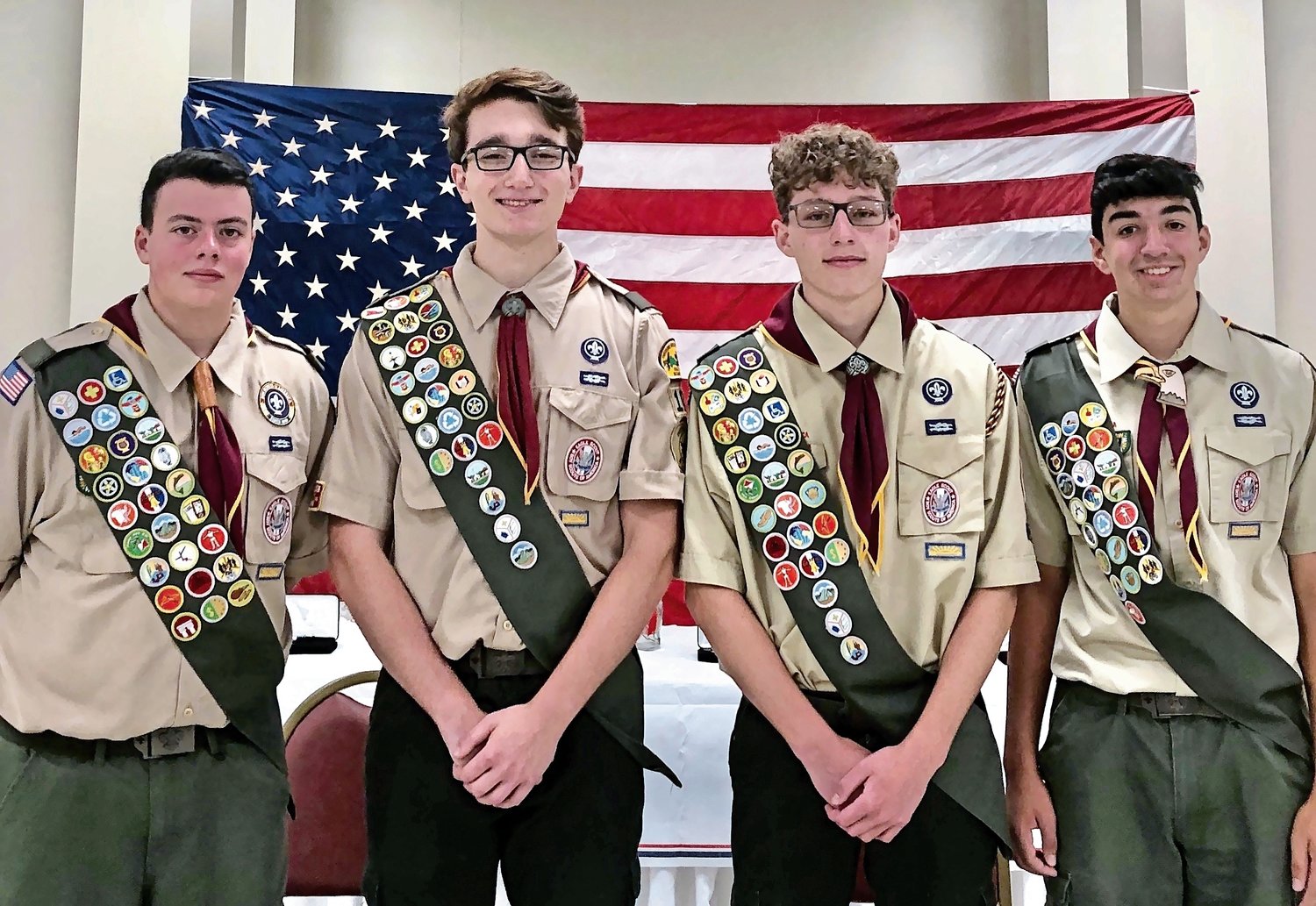 Valley Stream's Boy Scout Troop 109 honors four new Eagle Scouts, Herald  Community Newspapers